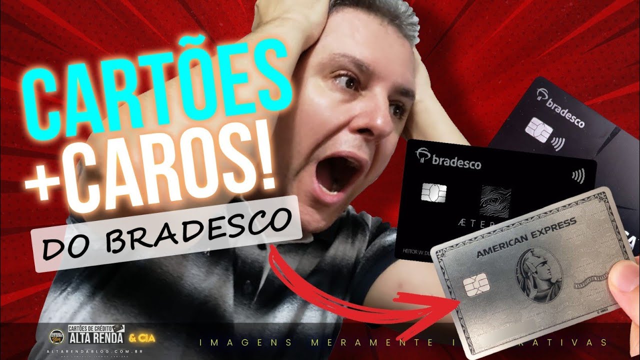 💳OS 10 MAIORES CARTÕES MAIS CAROS DO BRADESCO! ANUIDADE ACIMA DE R$ 1.000 ATÉ R$ 25.000, CONHEÇA!