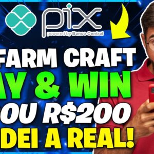 App Farm Craft: Play & Win Paga Mesmo? SAQUEI R$200,00 no App Farm Craft: Play & Win! FUI PAGO?