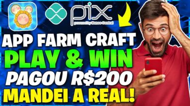 App Farm Craft: Play & Win Paga Mesmo? SAQUEI R$200,00 no App Farm Craft: Play & Win! FUI PAGO?