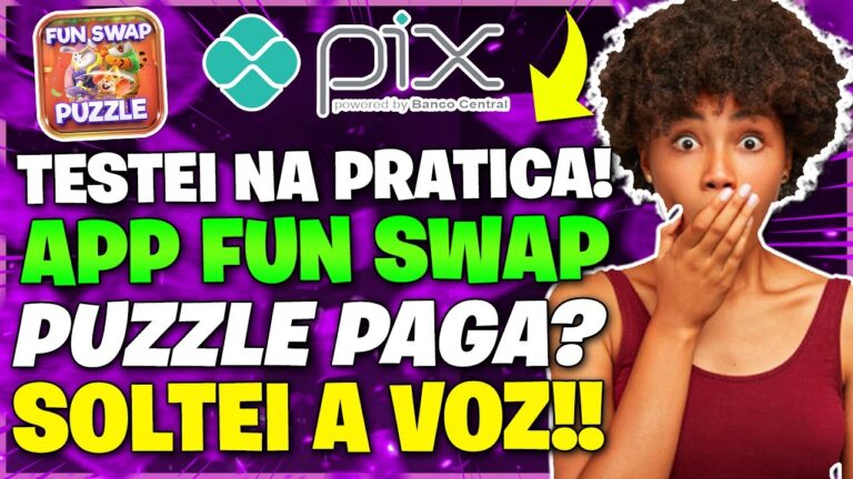App Fun Swap Puzzle Paga no Pix? SOLTEI A VOZ SOBRE O APP! App Fun Swap Puzzle é Confiavel?