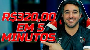 GANHEI R$320,00 VIA PIX EM MENOS DE 5 MINUTOS