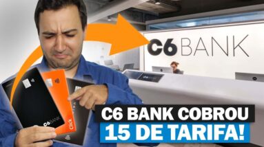 C6 BANK COBROU 15 REAIS DE TARIFA, TÔ CAINDO FORA! BB APROVANDO O BLACK FÁCIL.