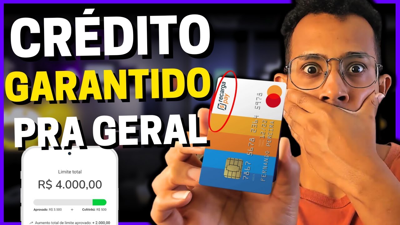 👉NOVO CARTÃO DE CRÉDITO COM LIMITE GARANTIDO PARA TODOS QUE SOLICITAR - RECARGAPAY😱