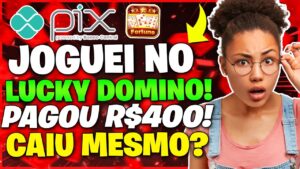 JOGUEI no Lucky Domino Fortune Club! SAQUEI R$400,00! CAIU NA CONTA? Lucky Domino Fortune Club PAGA?