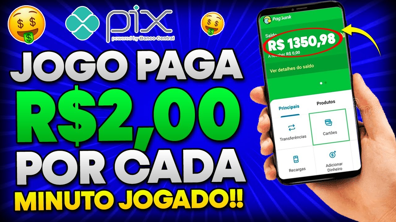 ✅Saque R$2,00 a CADA 1 Minuto Jogando NESSE App! Aplicativo Para Ganhar Dinheiro Via Pix 2024