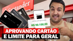 💳LIVE! SANTANDER APROVANDO LIMITES EM MASSA E APROVANOD CARTÕES