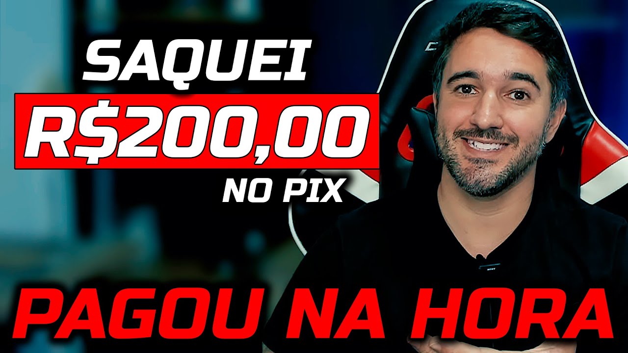 APLICATIVO PAGOU R$200,00 REAIS NO PIX - SAQUEI E RECEBI NA HORA