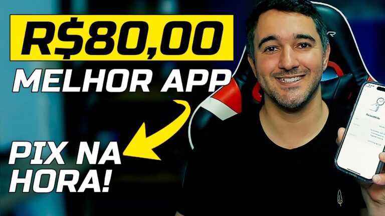GANHE R$80,00 NO PIX COM O MELHOR APLICATIVO PARA GANHAR DINHEIRO...