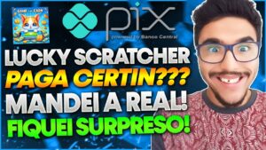 Lucky Scratcher e Jogo Ganho é Confiavel? FIZ O TESTE do APLICATIVO! SAQUEI E CAIU NA HORA?