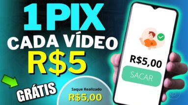 ✅Assista Vídeos de 10 Segundos e SAQUE $5,00 NA HORA 💸App Para GANHAR DINHEIRO Via Pix 2024