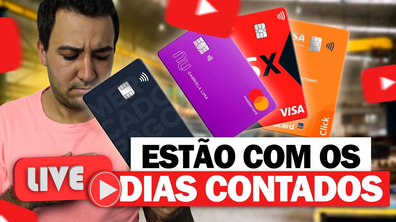 💳LIVE! FIM DOS CARTÕES DEPOIS DAS NOVAS REGRAS DO  BANCO CENTRAL