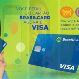 Cartão Brasilcard Visa aprovando MESMO NEGATIVADO?confira