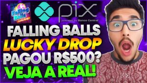 Falling Balls: Lucky Drop PAGOU R$500,00? Falling Balls: Lucky Drop Paga Mesmo? A REAL!