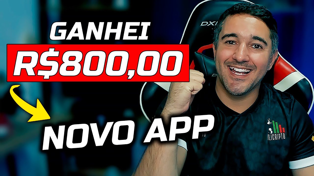 NOVO APP Ganhei R$800,00 Reais em 1 Dia...