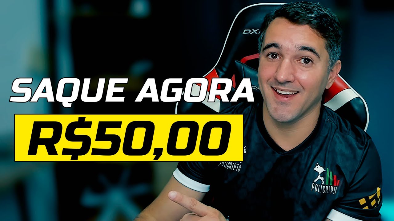 SAQUE R$50 REAIS AGORA NO PIX - APLICATIVO PARA GANHAR DINHEIRO