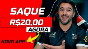 NOVO APP SAQUE R$20 REAIS AGORA NO PIX