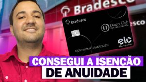 AINDA E POSSÍVEL, CONSEGUI A ISENÇÃO DE ANUIDADE DO ELO NANQUIN DINERS BRADESCO.