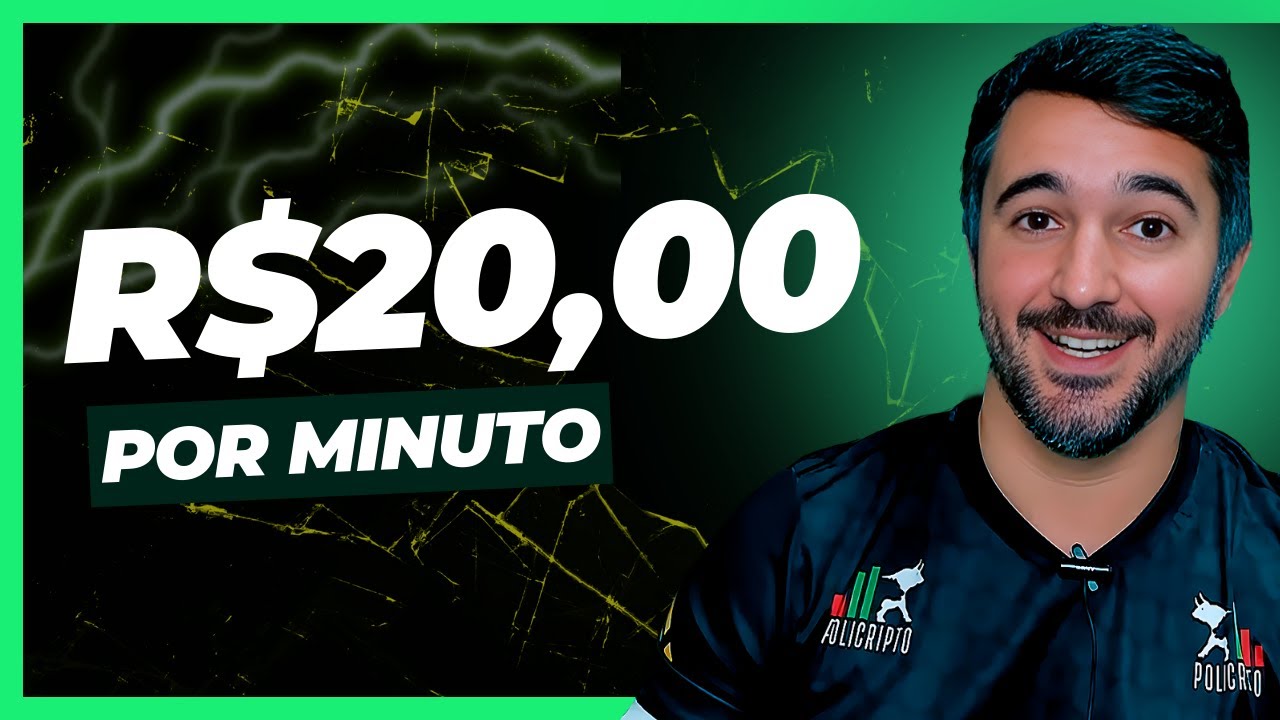 Aplicativo pagando R$20 POR MINUTO