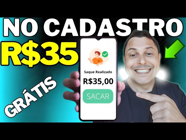 ✅Achei 2 sites Dando R$35 no CADASTRO 👉SEM DEPOSITO 🔥App Pagando no Cadastro Via PIX