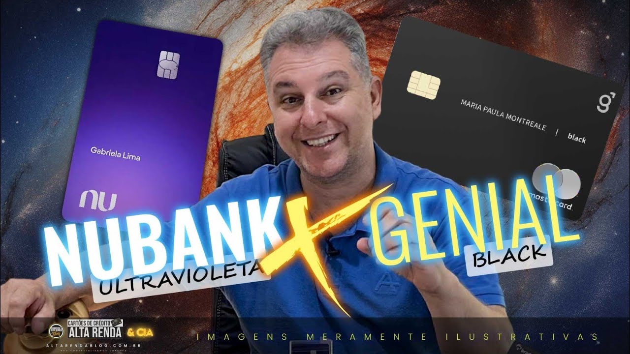 💳CARTÃO GENIAL BLACK VERSUS ULTRAVIOLETA NUBANK, QUAL DESTES 2 BLACK É O MELHOR PARA EM 2024?