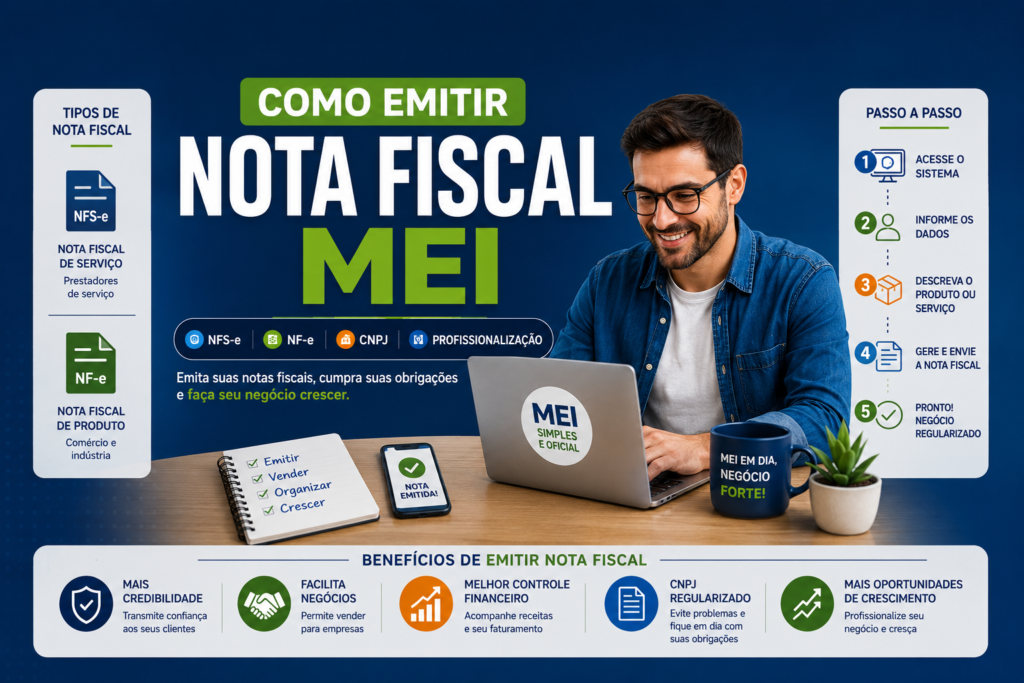 Como Emitir Nota Fiscal MEI: Guia Completo para Prestadores de Serviço e Comércio 1 Como emitir nota fiscal MEI