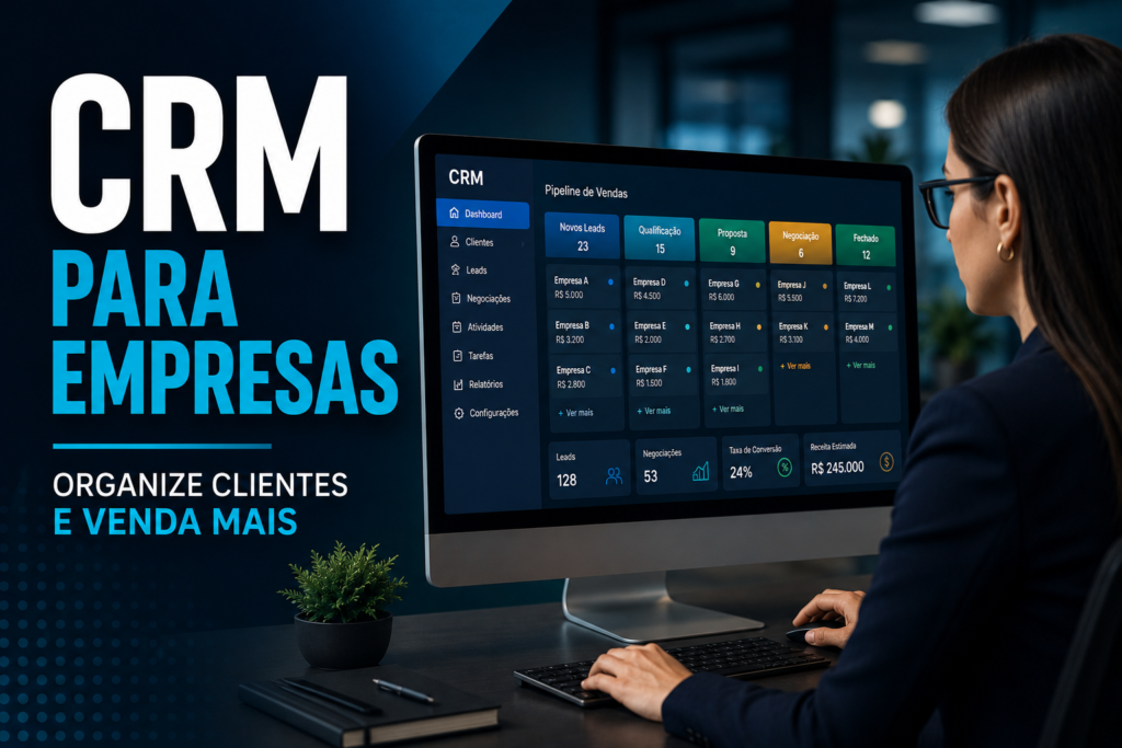 CRM para Empresas: Como Organizar Clientes e Aumentar as Vendas 1 CRM para empresas e vendas eficazes