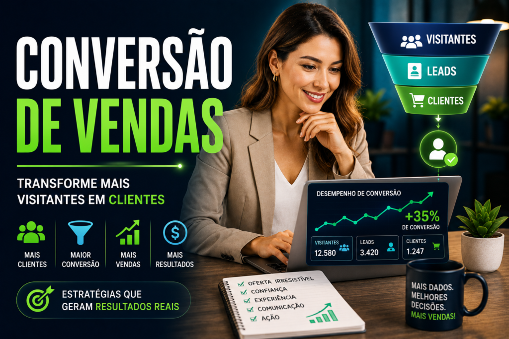 Estratégias para aumentar conversões de vendas