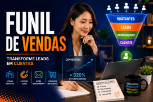 Funil de vendas e estratégia visual