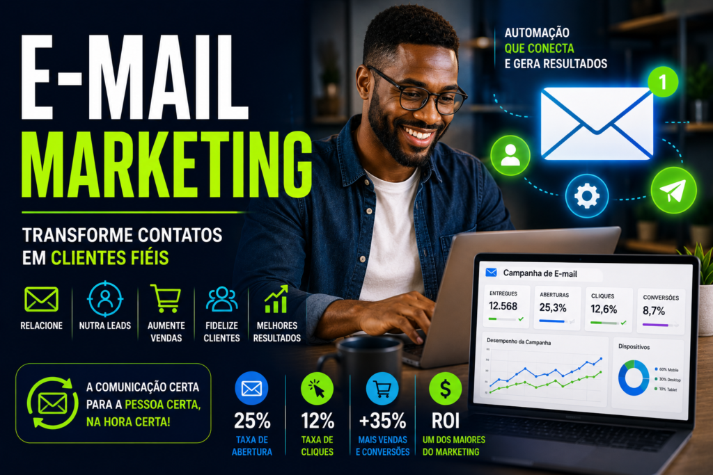 E-mail Marketing: Como Construir Relacionamentos e Aumentar as Vendas 1 Marketing de e-mail que converte contatos