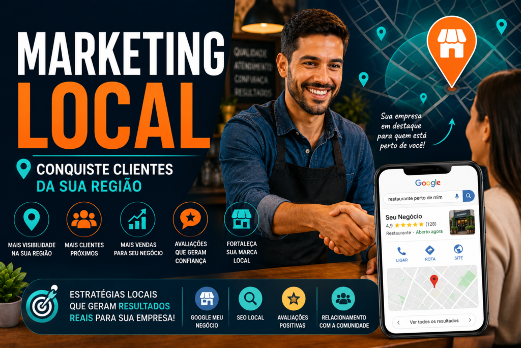 Marketing Local: Como Atrair Clientes da Sua Região e Aumentar as Vendas 1 Marketing local para o seu negócio