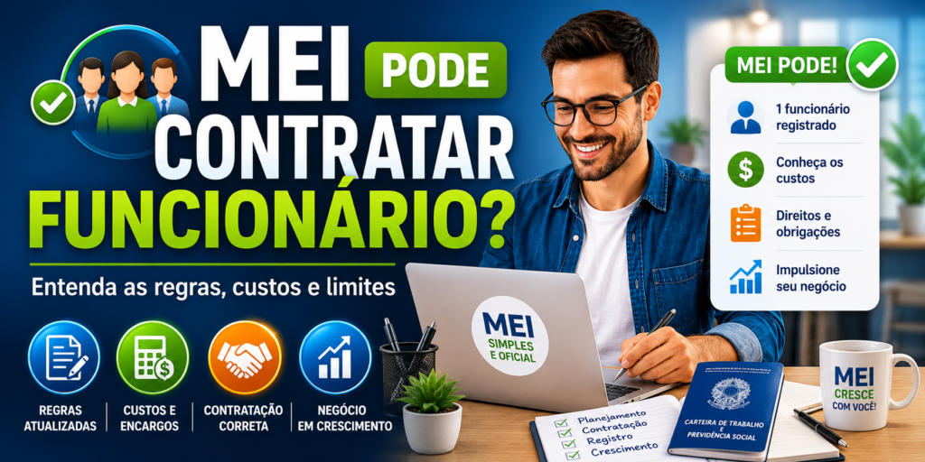 MEI pode contratar funcionário?