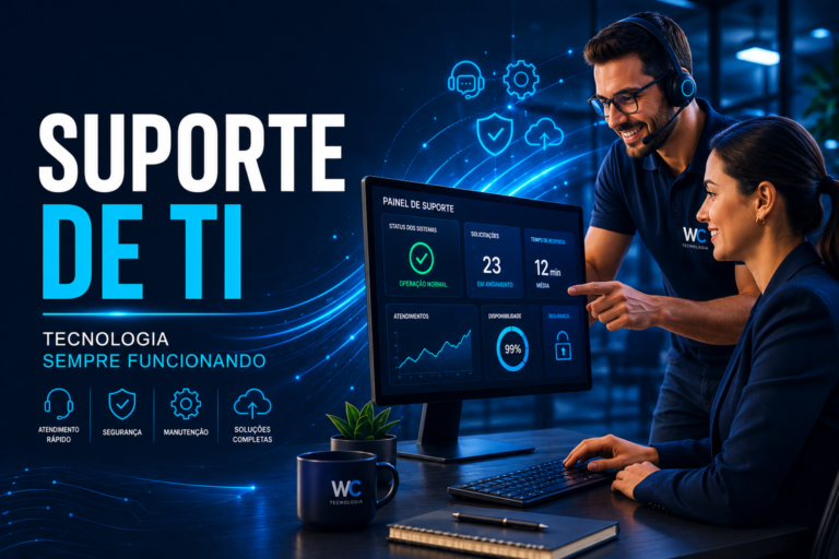 Suporte de TI em ação