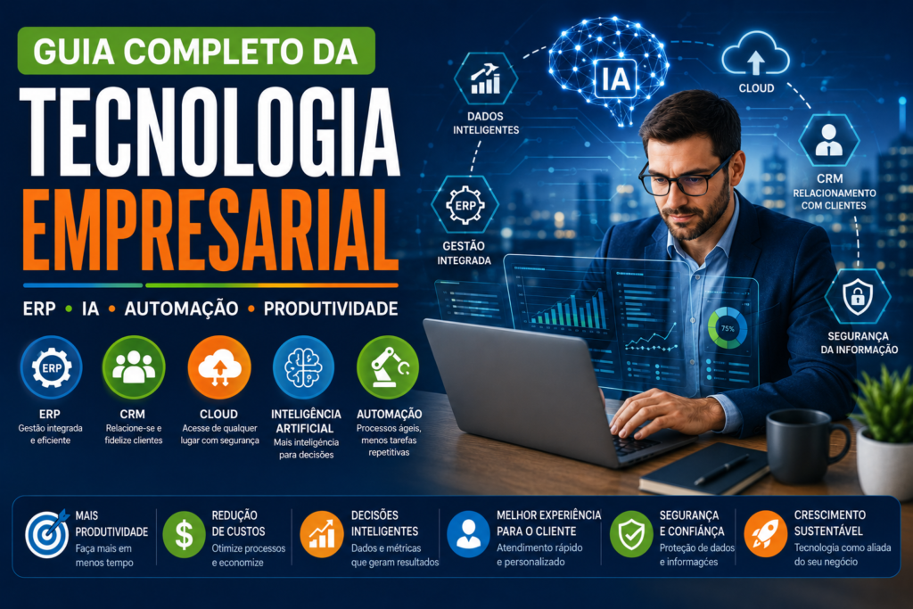 Guia Completo da Tecnologia Empresarial 1 Tecnologia empresarial para o futuro
