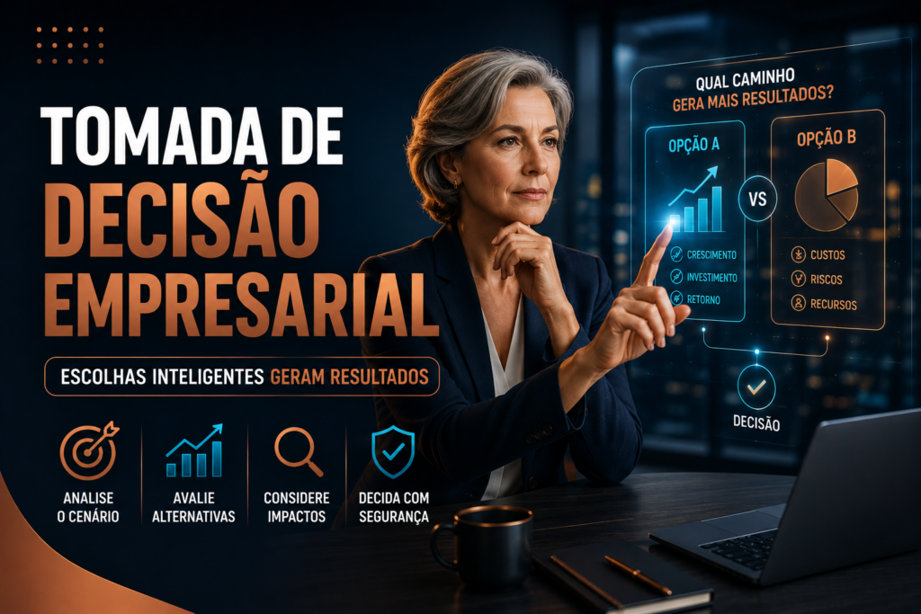 Tomada de Decisão Empresarial: Como Fazer Escolhas Mais Inteligentes e Reduzir Riscos 1 Tomada de decisão empresarial moderna