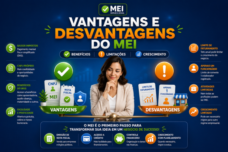 Vantagens e desvantagens do MEI